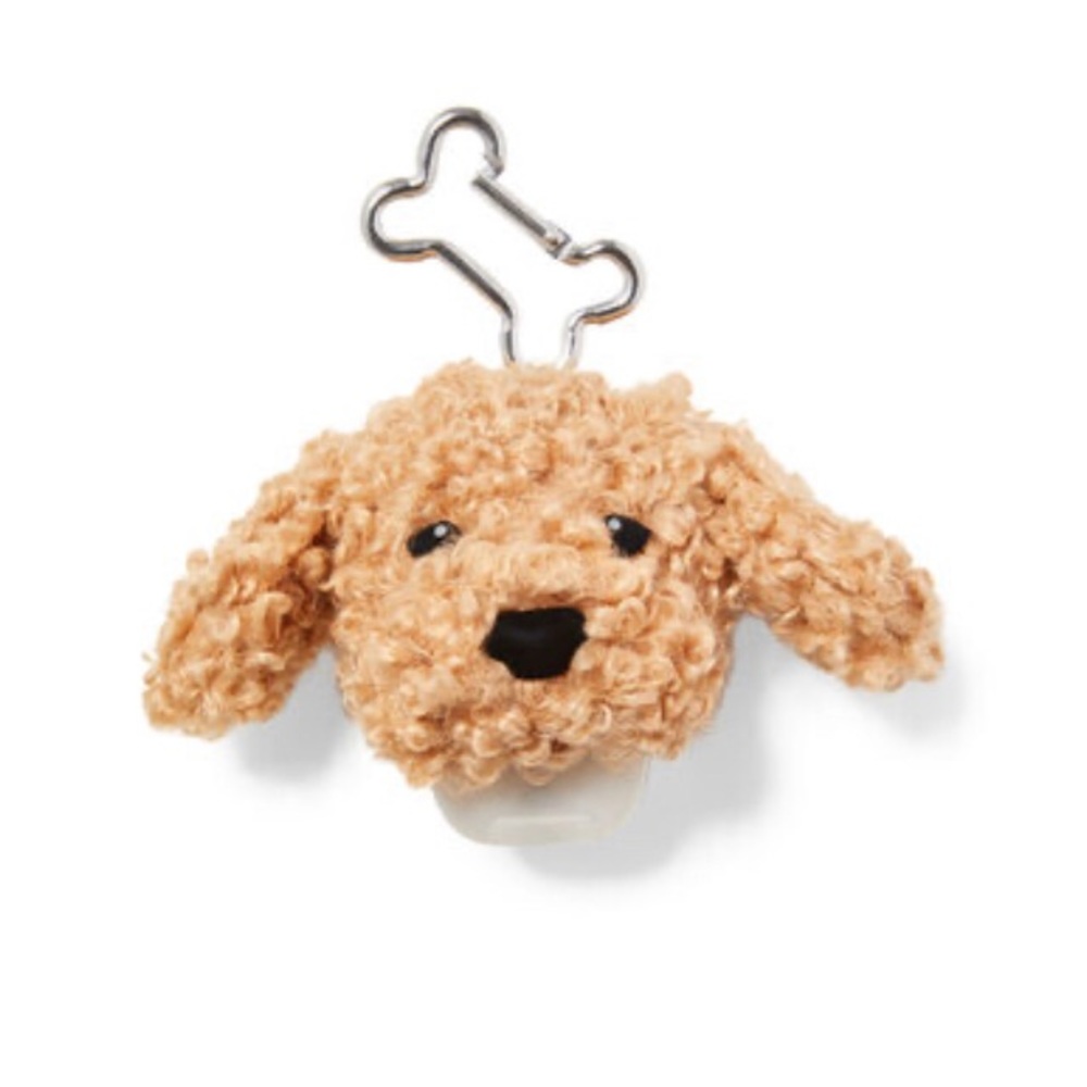 labradoodle pom hand sanitizer holder